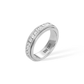 Unisex brass yoga meditation ring