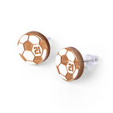 Personalized soccer number stud earrings
Engraved wood soccer earrings for sports lovers
Lightweight soccer mom earrings close up
Custom sports jewelry gift for soccer players
Wooden soccer stud earrings handmade design