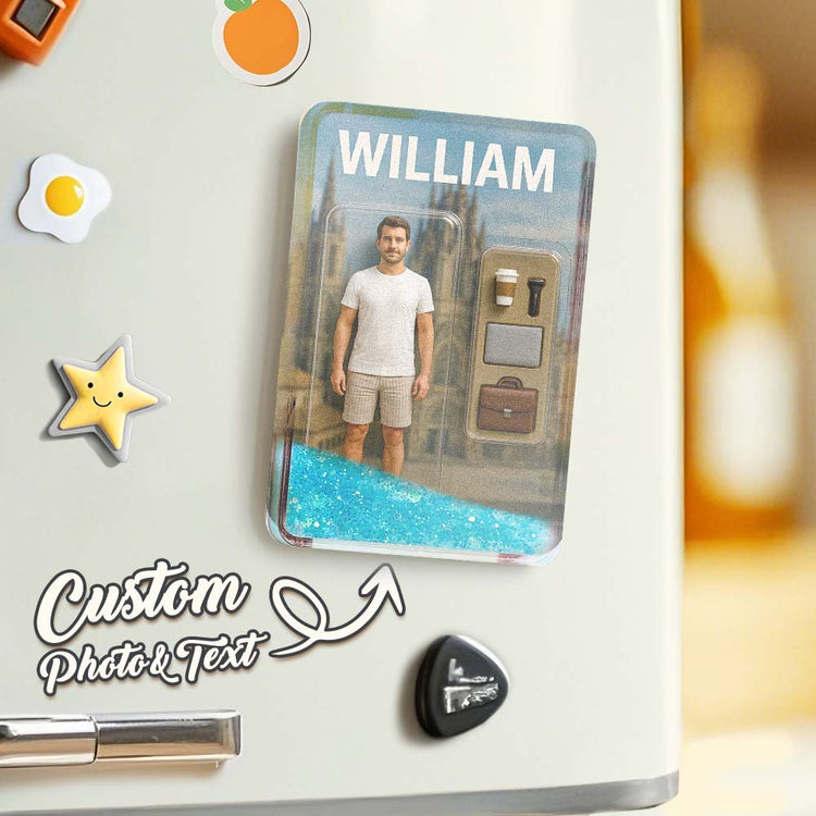 Custom acrylic novelty magnet for Father’s Day