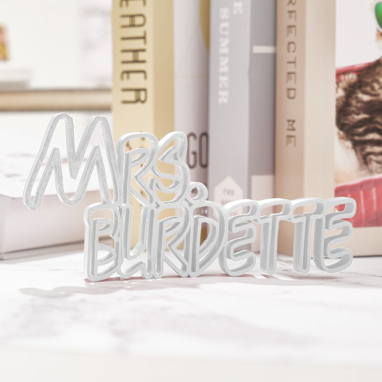 Personalized office gift custom 3D name plaque for colleagues