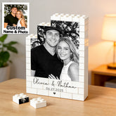 Personalized photo brick frame for dad