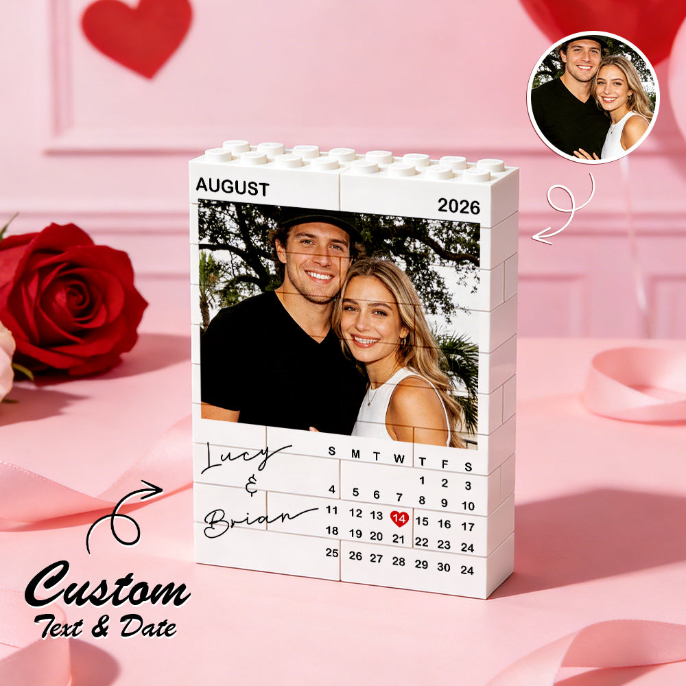 Custom acrylic photo brick keepsake