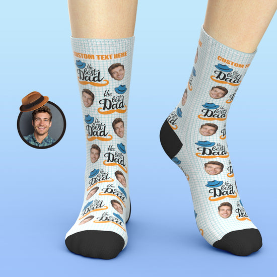 Personalized face socks for dad